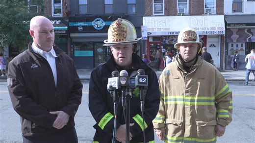 FDNY officials provide an update on a 2-alarm fire that happened Thursday morning in Brooklyn. | New York City Fire Department (FDNY)