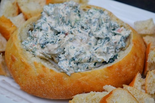 Classic and Easy Spinach Dip in a Bread Bowl Recipe {With Video}