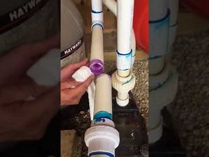 Starting a pool slide valve to pump