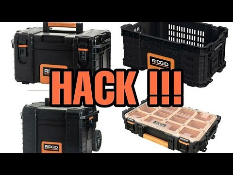 RIDGID PRO TOOL BOX HACK IS BACK