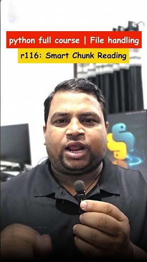 python full course 116/150, Smart Chunk Reading #python #learning #coding #codeartisanlab