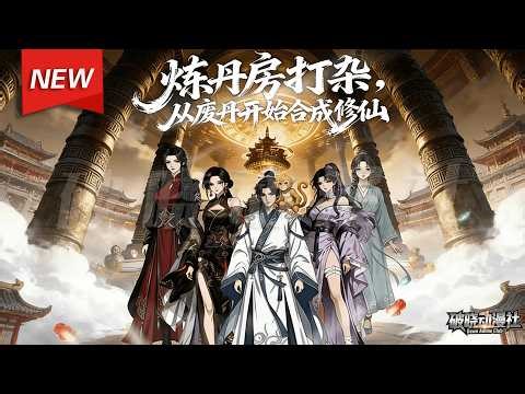 MULTISUB📢新番上线《炼丹房打杂，从废丹开始合成修仙》第1~80集丨秦风携合成系统穿越修仙界，从杂役弟子逆袭为亲传，一步步踏上巅峰。#漫剧 #破晓动漫社