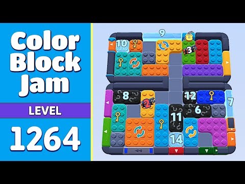 Color Block Jam Level 1264 (1265) | Every Puzzle Solved! 🎯