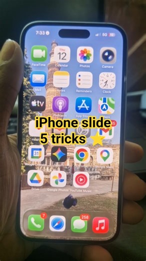 iPhone slide tricks ⭐ iphone 5 attractive trick # #iphonetipsandtricks #shorts #iphoneusers