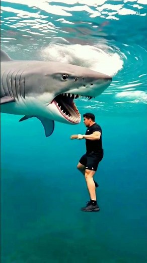 MAN SWALLOWED ALIVE By Giant Fish! 😱 Then Fights Shark in Shocking Animal Attack (Gone Wrong) #shark