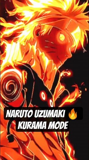 Naruto Uzumaki 🔥 Kurama Mode | Naruto Edit #Shorts #amv #anime #naruto #edit #viral #narutoshippuden