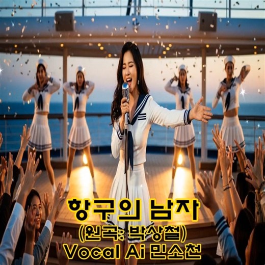 항구의남자 _ 원곡: 박상철 / AI Cover 민소천 #카페감성 #중년음악 #7080노래