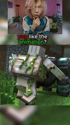 Iron Golem Protects his Village #minecraft #shorts