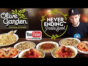 Episode L34: Olive Garden Never Ending Pasta Bowl Live