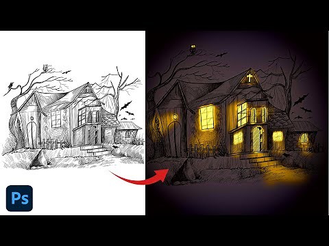 Create Stunning Glow Effects in Your Sketches with Photoshop