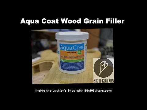 Aqua Coat Wood Grain Filler review - inside the luthier's shop