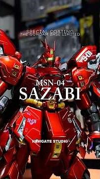 Review MG Sazabi Ver.Ka The Gundam Base Limited ( Special Coating)