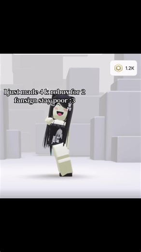 Stay poor #fansign #roblox | fansign