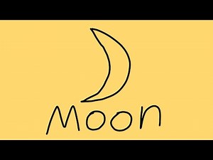 How To Draw Moon (Blue's ABC's)