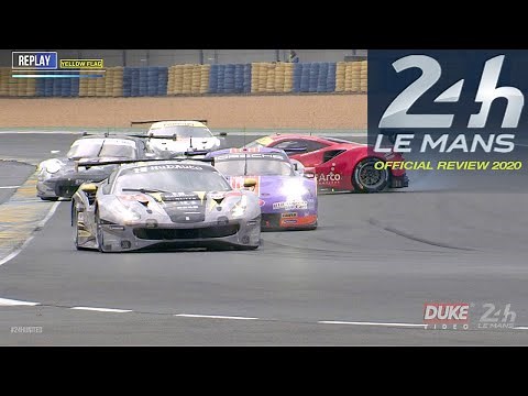 Big Crash at the 24 Hours of Le Mans 2020