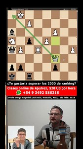 #FaustinoOro jugada intermedia para ganar #ajedrez #chess | Ajedrez Total