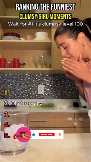 Ranking the FUNNIEST Clumsy Girl Moments #funny #ranking #shorts #memes