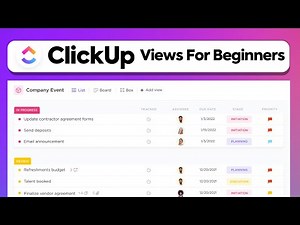 ClickUp VIEWS Explained | ClickUp Tutorial For Beginners