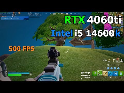 RTX 4060 ti + Intel i5 14600K Fortnite Chapter 5 | Performance Mode