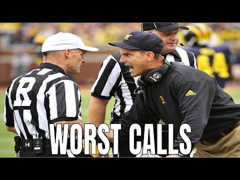 Worst Calls in College Football History || Part 2
