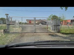 Ghost Controls Double Swing Gate