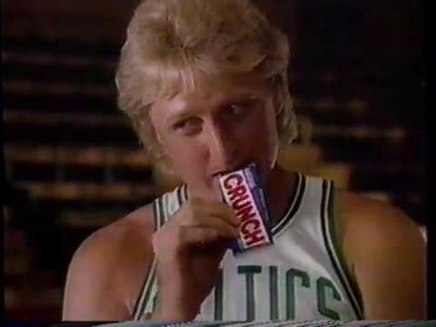 1987 Nestle Crunch Bar "Larry Bird" TV commercial