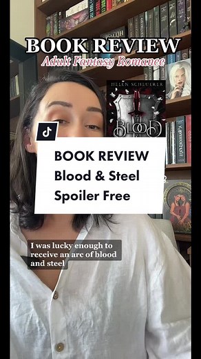 BOOK REVIEW - BLOOD & STEEL // #hausoffables #hausoffables_bookreviews #bookreview #booktok #booktokaustralia #adultfantasyromancebooks #epicfantasybooks #bookrecommendations #slowburnromancebooks #romantasy #bloodandsteel #arc #arcreaders #arcreviewer