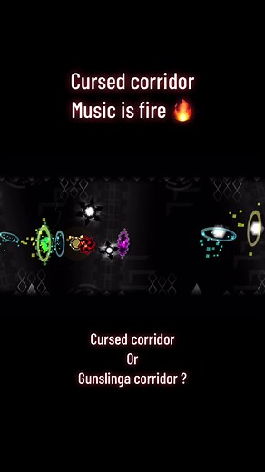 Exploring Cursed Corridor in Geometry Dash