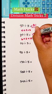 33K views · 1.7K reactions | Division by 5 Math Tricks #math | Prof Math Wizard | Facebook