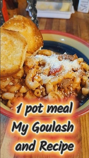 Simple One Pot Goulash Recipe