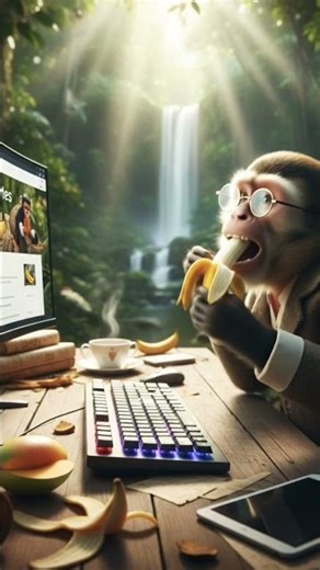 monkey blogger😂😂