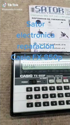 Reparar calculadora casio Fx850p