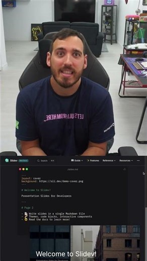 🎤 Slidev: Create presentations as if you were writing code