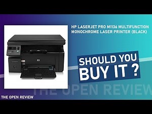 HP Laserjet Pro M1136 Multifunction Monochrome Laser Printer (Black)