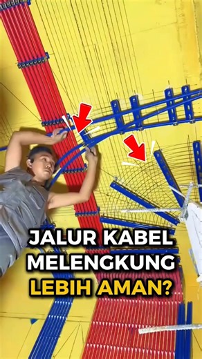 ALASAN JALUR KABEL MELENGKUNG TERNYATA PENTING UNTUK JANGKA PANJANG #shorts #short #shortsviral