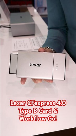 Lexar Memory's CFexpress 4.0 Type B Card is a SPEED FREAK! And the Workflow Go levels up! #lexar #ad