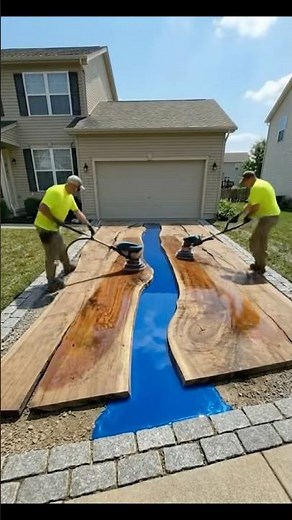 How did they turn the concrete into a river🤯