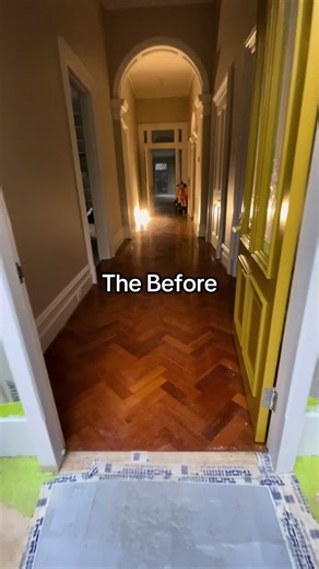 Stunning Herringbone Timber Floor Transformation