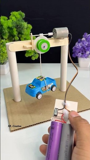 Gear Powered Lift • Dc Motor #motorbuilding #project