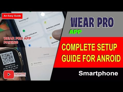 Wear Pro App Complete SETUP on Android Smartphone