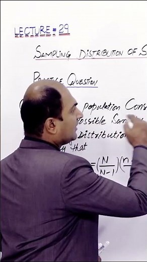 PGC Lectures-Inter Part 2-KPK Board-Statistics-Chapter 11 - Sampling Distribution of Sample Variance