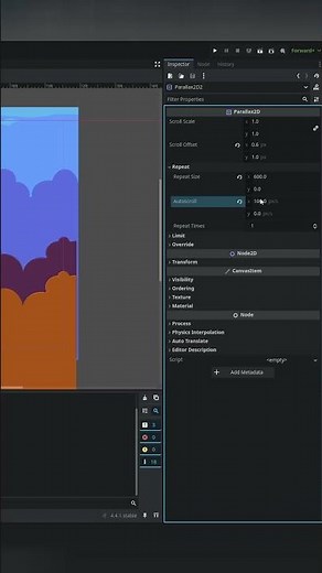 🔥HOW TO MAKE PARALLAX IN GODOT 4 #tutorial #gamedev #godot3d #godotengine #godot
