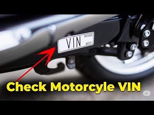 How To Check The VIN On A Motorcycle How To Find Check Motorcycle VIN