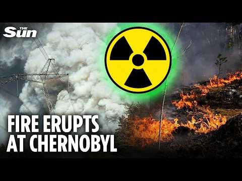 Wildfire burns through Chernobyl exclusion zone & flames ‘rapidly spreading’ across radioactive land