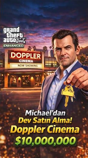 GTA V Enhanced - Michael’dan Dev Satın Alma! Doppler Cinema ($10.000.000)