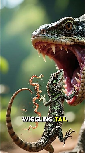 The Tail Trick That Saves Lizards From Death #shorts #animals #mindblown
