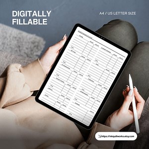 Student Budget Planner – Printable Monthly Expense Tracker (A4/US Letter PDF) - Etsy