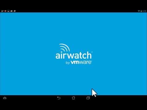How to install Airwatch Launcher