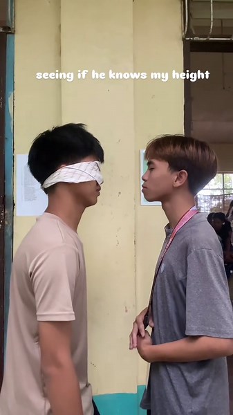Testing His Knowledge of My Height