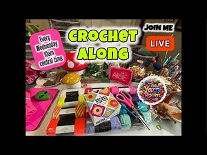 THE YARN ROOM crochet along with Angie. Let’s make a granny square. This is easy beginner friendly￼.